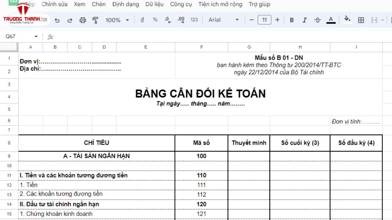 Cách Hiểu Bảng Cân Đối Kế Toán Chỉ Với 5 Phút