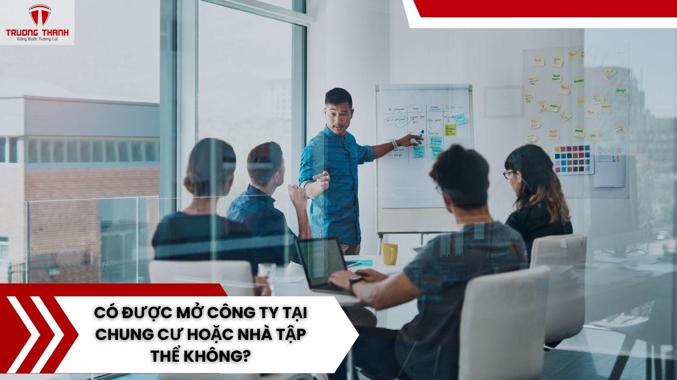Có được đặt trụ sở công ty ở chung cư hoặc nhà tập thể tại Hà Nội không?