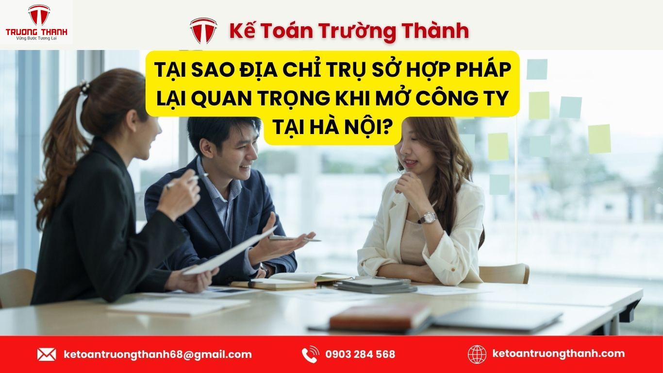 Cách Đăng Ký Địa Chỉ Trụ Sở Cho Người Mới Mở Công Ty Tại Hà Nội