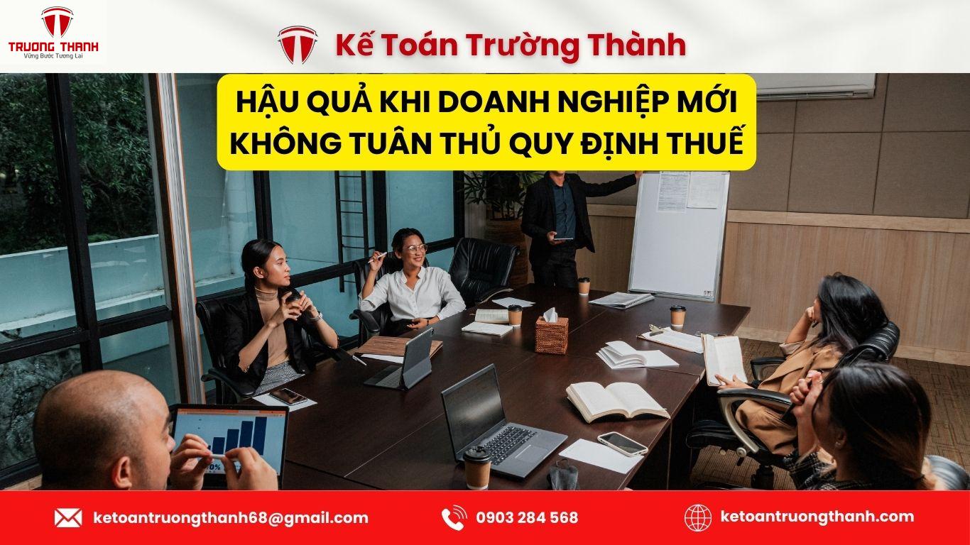 Doanh nghiệp mới thành lập tại Hà Nội cần làm gì để tránh bị phạt thuế?