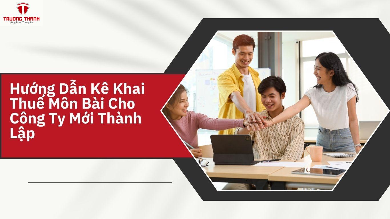 Hướng dẫn kê khai thuế môn bài cho công ty mới mở tại Hà Nội