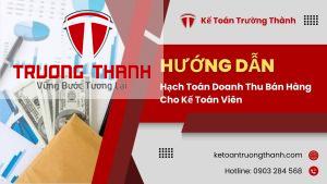 Hướng Dẫn Hạch Toán Doanh Thu Bán Hàng Cho Kế Toán Viên
