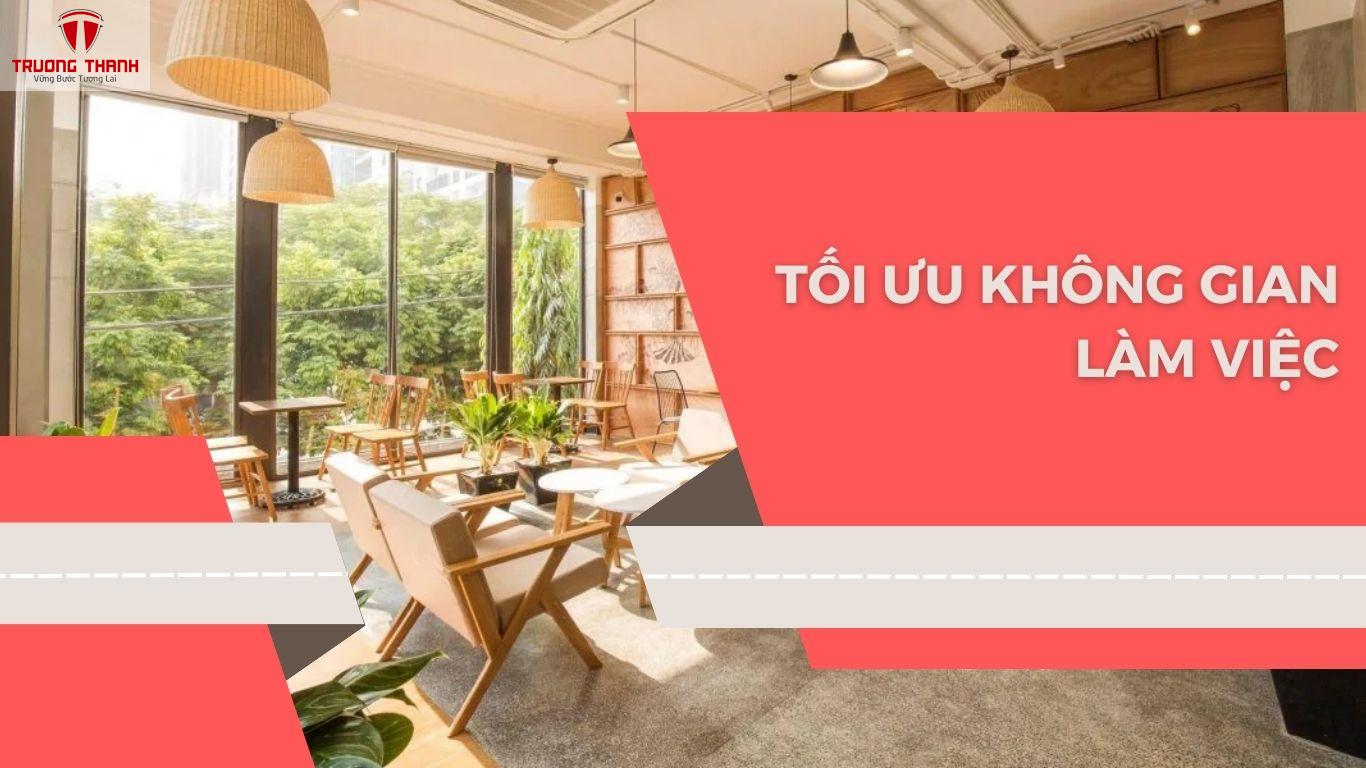 Bí Quyết Thiết Kế Quán Cafe Văn Phòng Rộng Rãi, Tiện Nghi