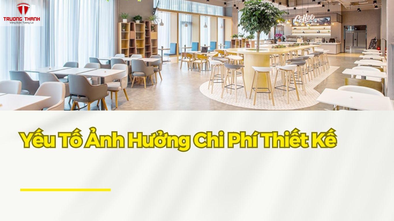Dự Toán Chi Phí Thiết Kế Quán Cafe Văn Phòng: Những Khoản Mục Cần Lưu Ý