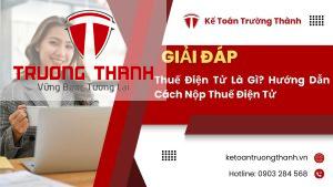 Thuế Điện Tử Là Gì? Hướng Dẫn Cách Nộp Thuế Điện Tử