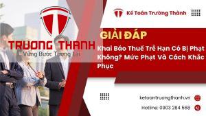 Khai Báo Thuế Trễ Hạn Có Bị Phạt Không? Mức Phạt Và Cách Khắc Phục