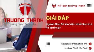 Ngành Nào Dễ Xin Việc Nhất Sau Khi Ra Trường?