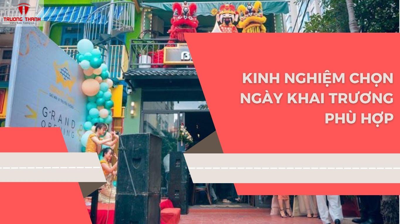 Kinh Nghiệm Chọn Ngày Khai Trương Nhà Hàng, Quán Cafe Hút Tài Lộc