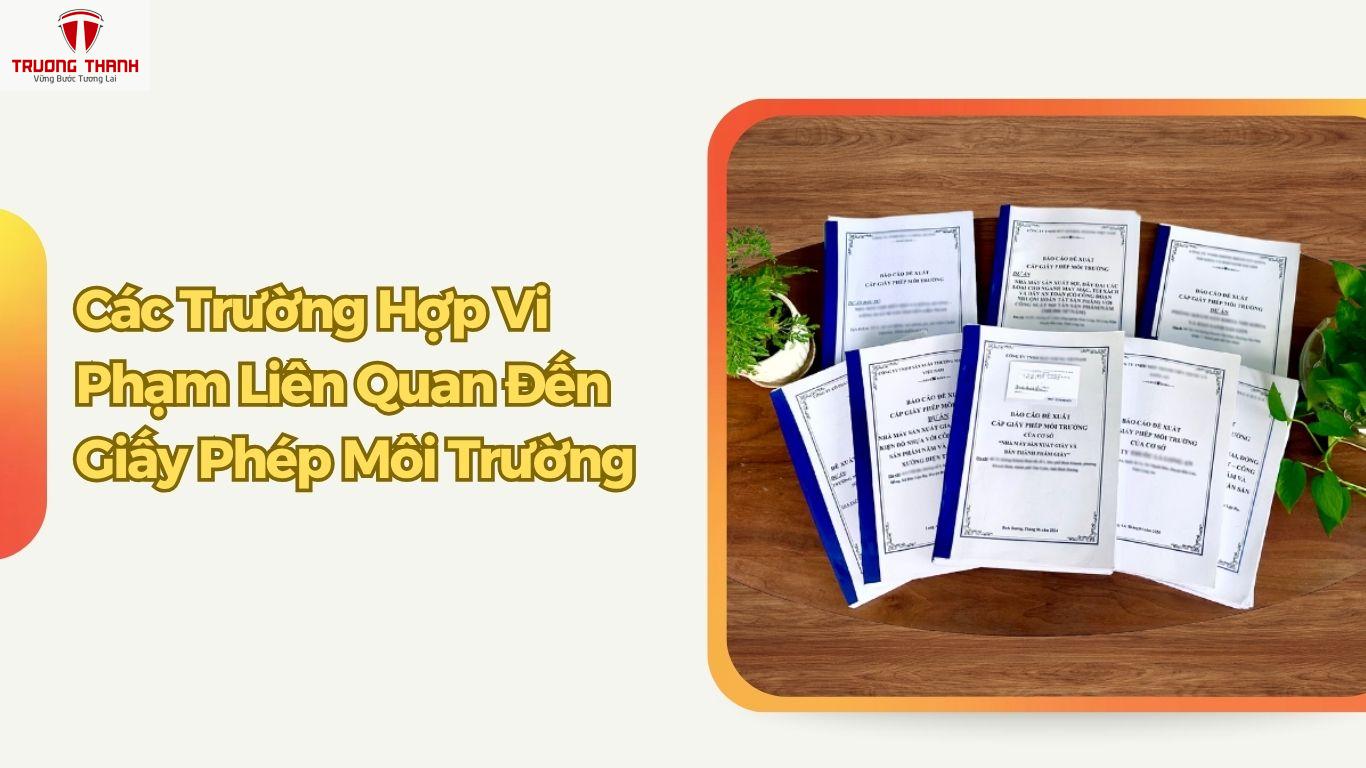 Không Có Giấy Phép Môi Trường Bị Phạt Bao Nhiêu?