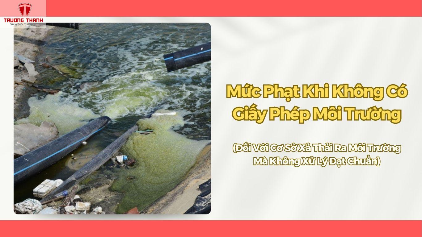 Không Có Giấy Phép Môi Trường Bị Phạt Bao Nhiêu?
