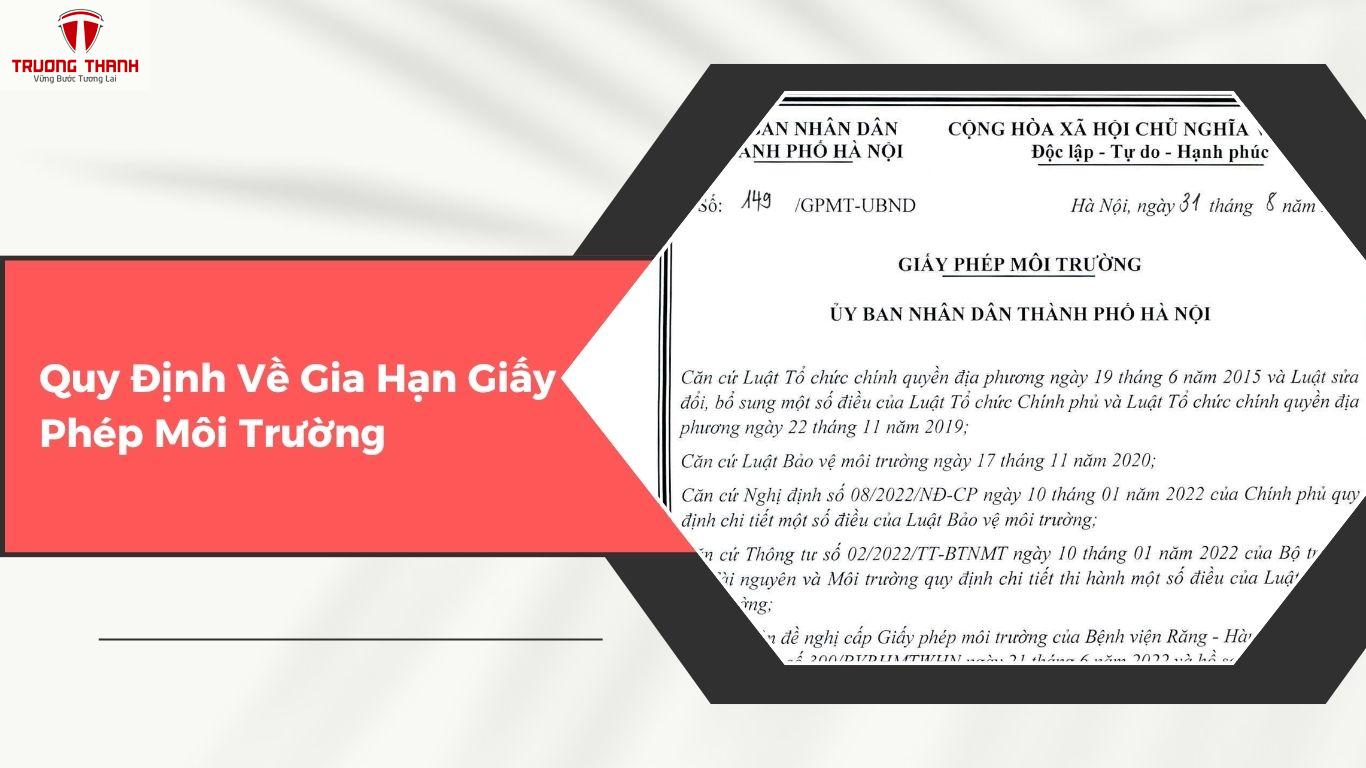Giấy Phép Môi Trường Có Thời Hạn Bao Lâu?