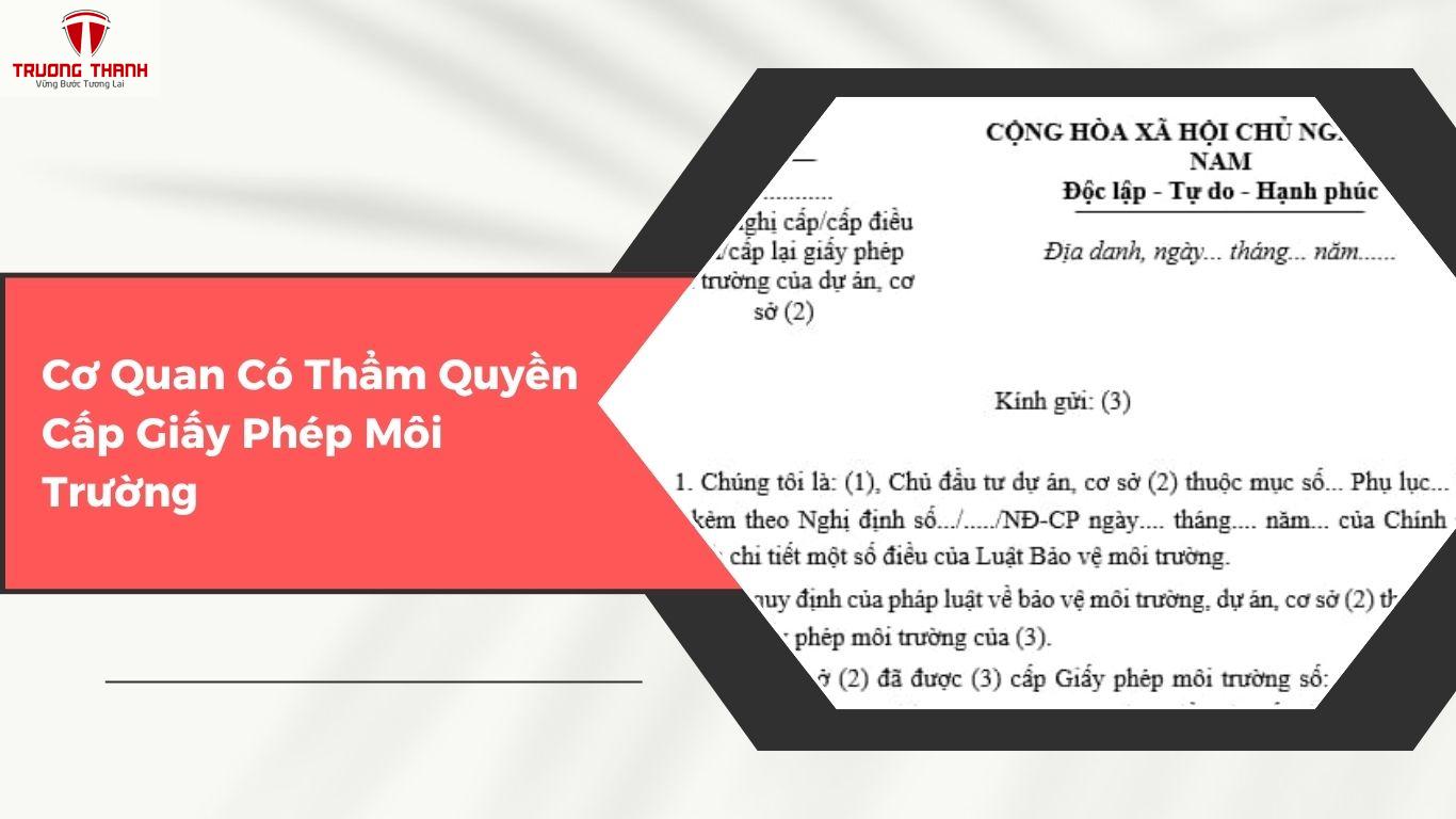 Thủ Tục Cấp Giấy Phép Môi Trường