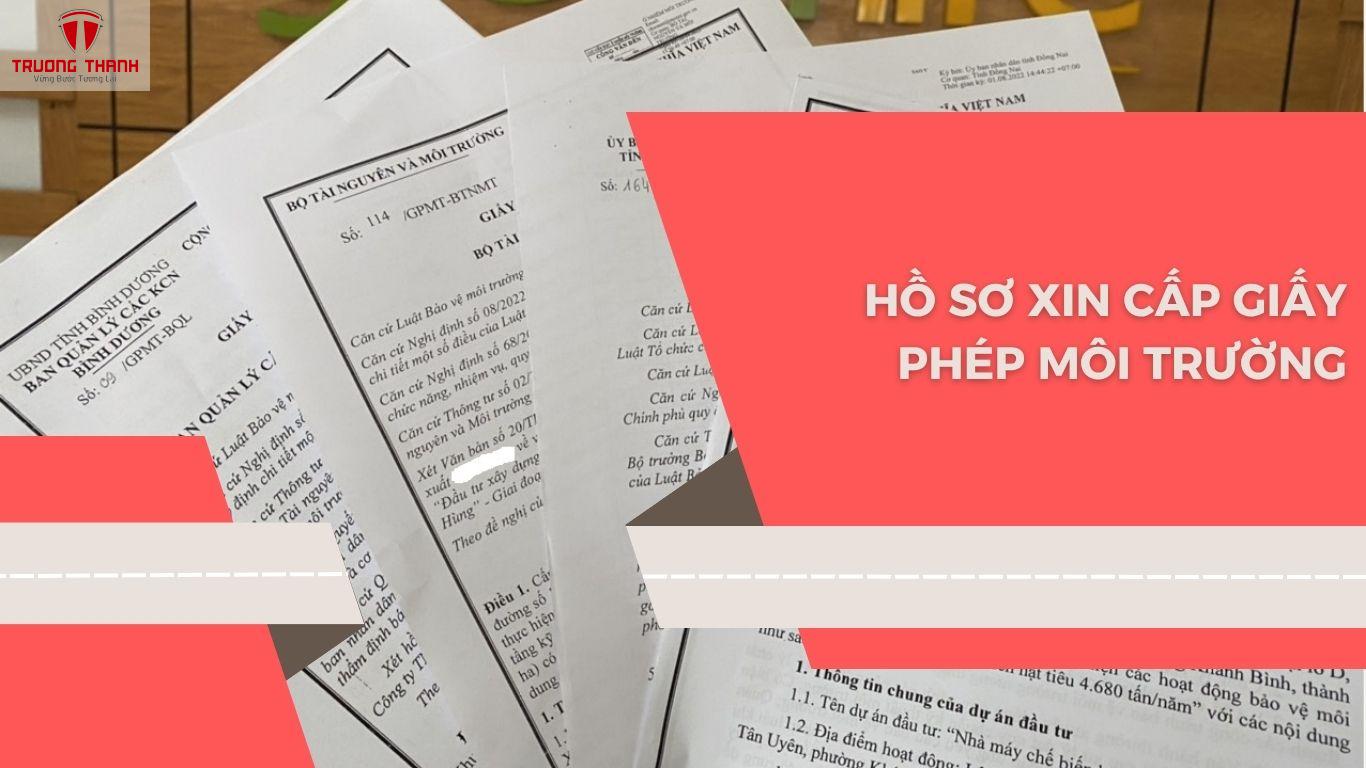 Thủ Tục Cấp Giấy Phép Môi Trường