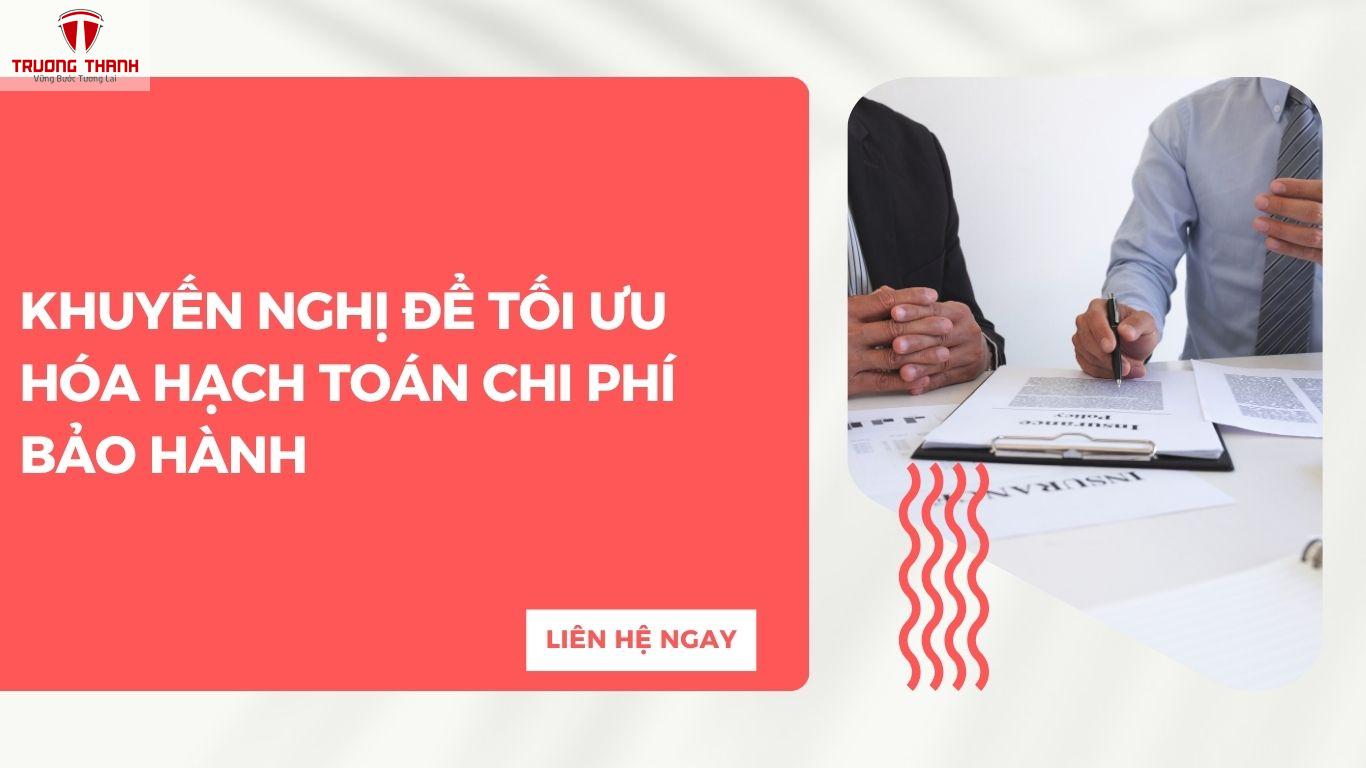 Hướng Dẫn Hạch Toán Chi Phí Bảo Hành Sản Phẩm