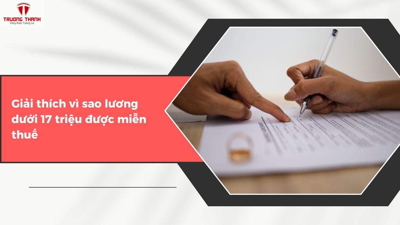 THÔNG BÁO: Lương Dưới 17 Triệu Không Phải Đóng Thuế Thu Nhập Cá Nhân
