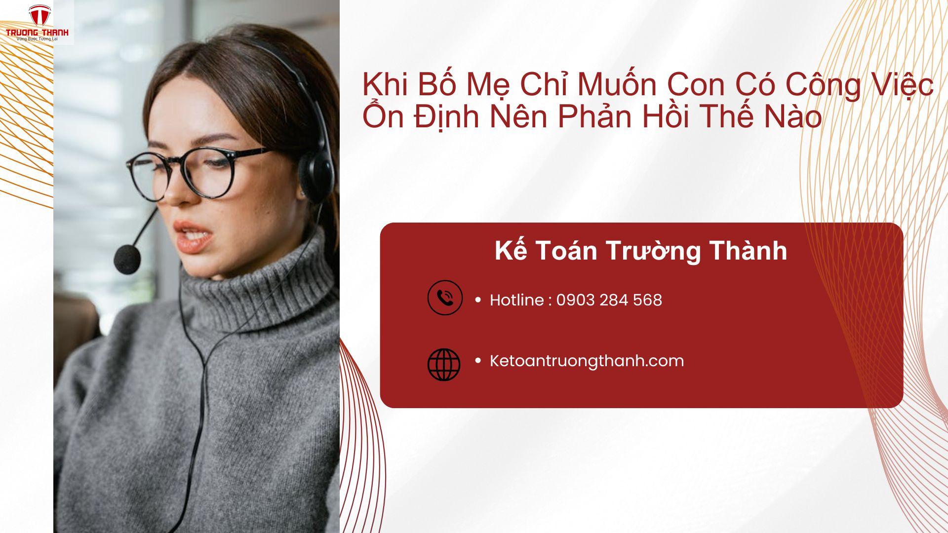 Khi Bố Mẹ Chỉ Muốn Con Có Công Việc Ổn Định Nên Phản Hồi Thế Nào