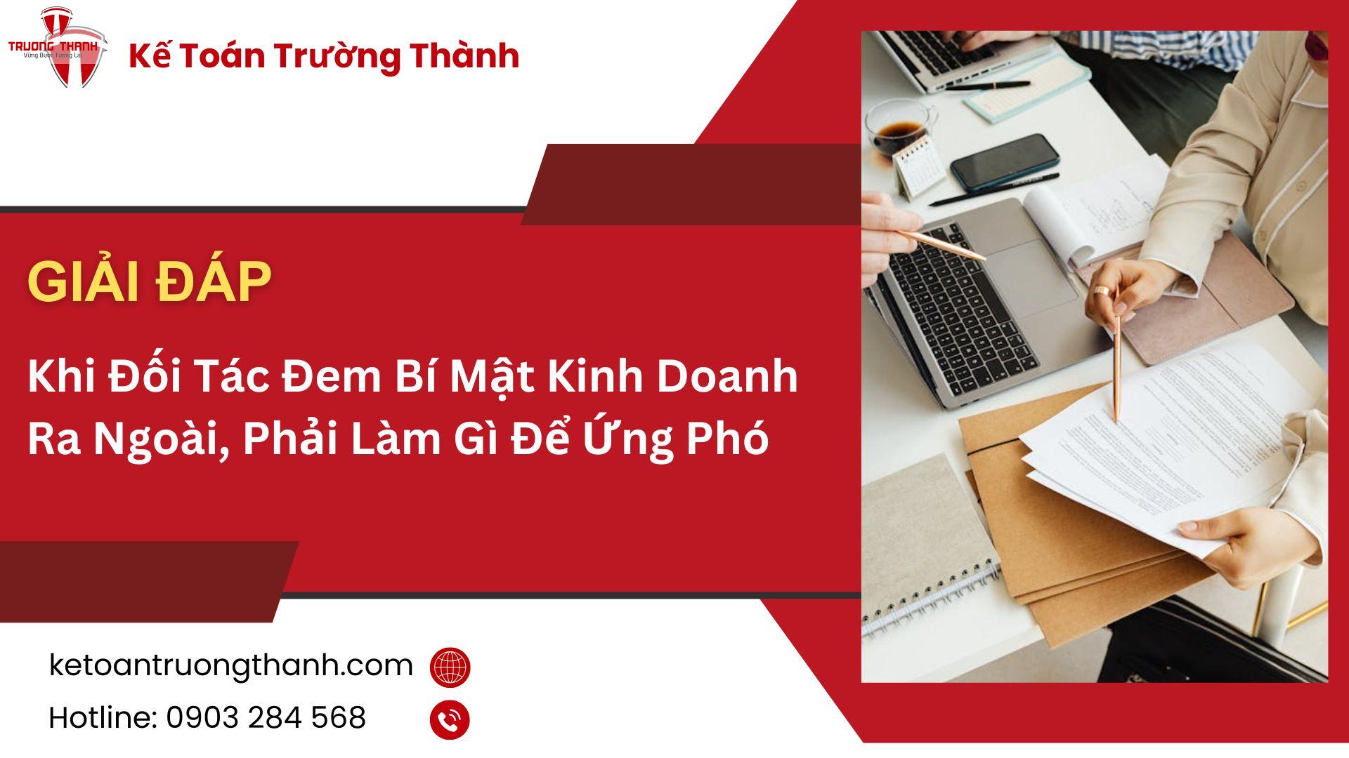 Khi Đối Tác Đem Bí Mật Kinh Doanh Ra Ngoài, Phải Làm Gì Để Ứng Phó