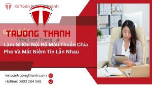 Làm Gì Khi Nội Bộ Mâu Thuẫn Chia Phe Và Mất Niềm Tin Lẫn Nhau