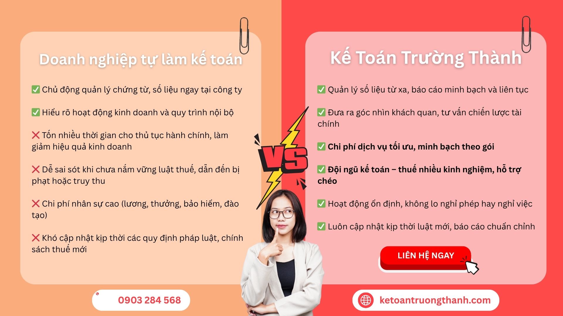 So Sánh Chi Phí Kế Toán Trường Thành Với Thuê Kế Toán Nội Bộ