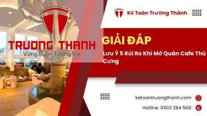 Lưu Ý 5 Rủi Ro Khi Mở Quán Cafe Thú Cưng