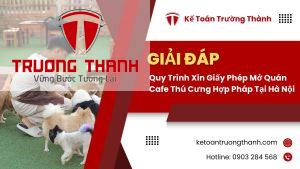 Quy Trình Xin Giấy Phép Mở Quán Cafe Thú Cưng Hợp Pháp Tại Hà Nội