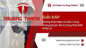 Những Khái Niệm Cơ Bản Trong Chứng Khoán Mà Ai Cũng Phải Biết (Phần 3)