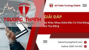 Sự Khác Nhau Giữa Đầu Tư Chủ Động Và Thụ Động