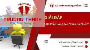 1 Cổ Phần Bằng Bao Nhiêu Cổ Phiếu?