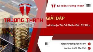 Lợi Nhuận Từ Cổ Phiếu Đến Từ Đâu