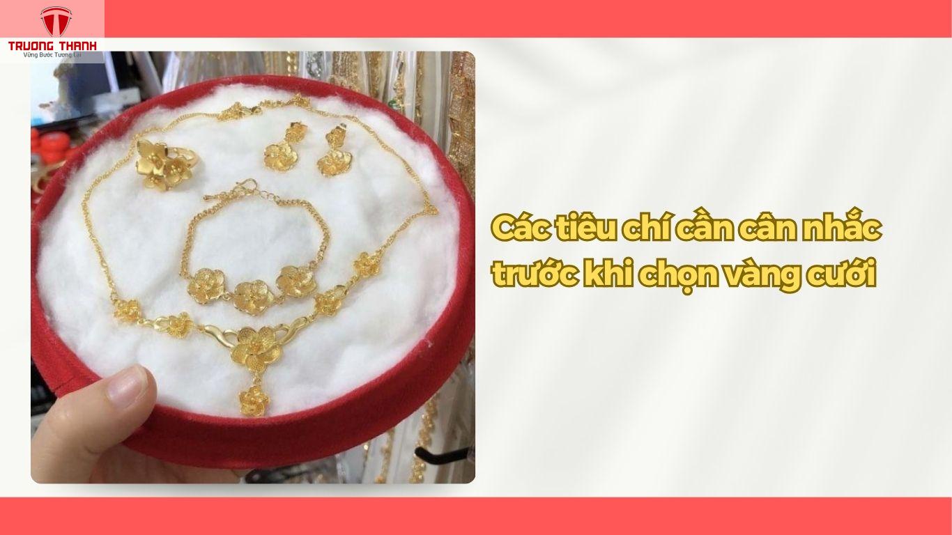 Vàng cưới Là Vàng Gì? Bộ Vàng Cưới Gồm Những Gì?
