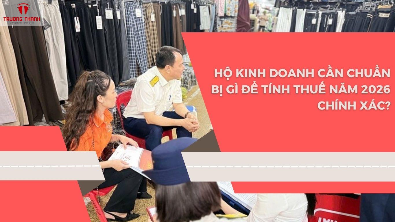 Cách Tính Thuế Hộ Kinh Doanh 2026 Kèm Ví Dụ