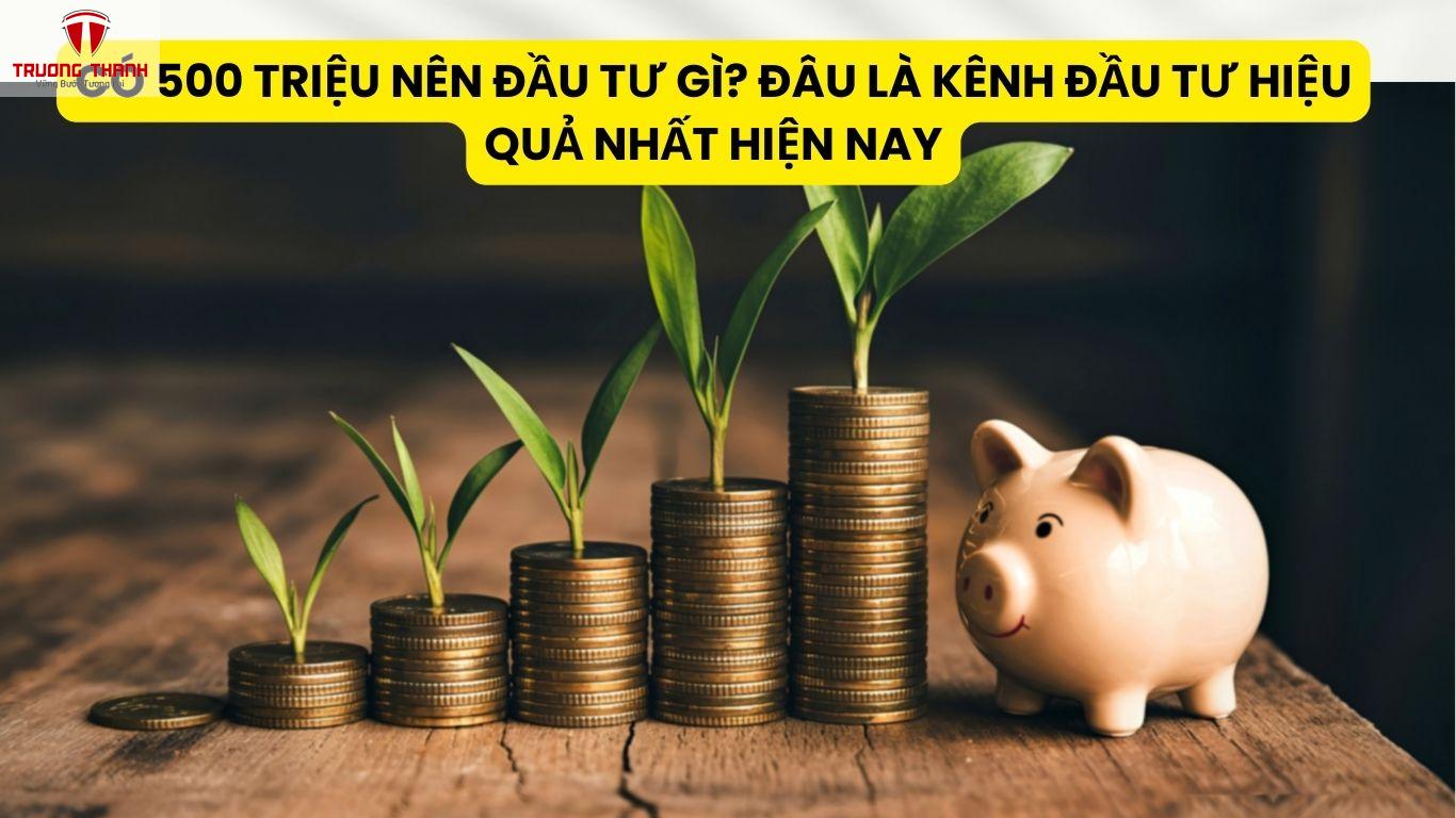 Có 500 Triệu Nên Đầu Tư Gì? Đâu Là Kênh Đầu Tư Hiệu Quả Nhất Hiện Nay