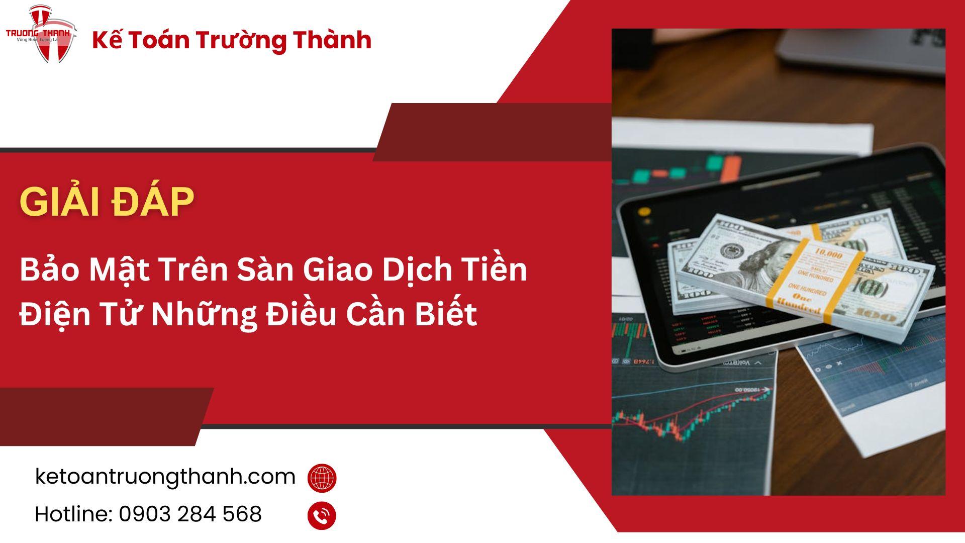 Bảo Mật Trên Sàn Giao Dịch Tiền Điện Tử Những Điều Cần Biết