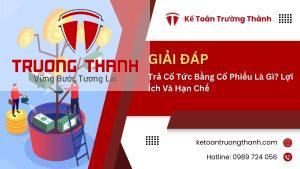 Trả Cổ Tức Bằng Cổ Phiếu Là Gì? Lợi Ích Và Hạn Chế