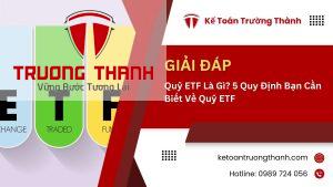 Quỹ ETF Là Gì? 5 Quy Định Bạn Cần Biết Về Quỹ ETF