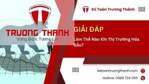Làm Thế Nào Khi Thị Trường Hóa Gấu?