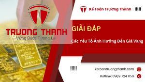 Các Yếu Tố Ảnh Hưởng Đến Giá Vàng