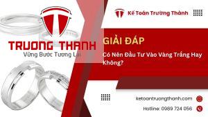 Có Nên Đầu Tư Vào Vàng Trắng Hay Không?