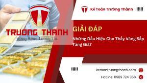 Những Dấu Hiệu Cho Thấy Vàng Sắp Tăng Giá?