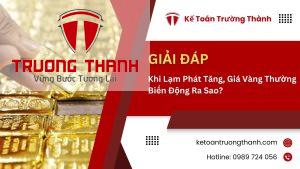 Khi Lạm Phát Tăng, Giá Vàng Thường Biến Động Ra Sao?