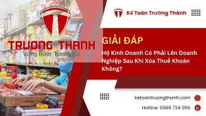 Hộ Kinh Doanh Có Phải Lên Doanh Nghiệp Sau Khi Xóa Thuế Khoán Không?
