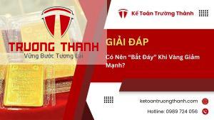 Có Nên “Bắt Đáy” Khi Vàng Giảm Mạnh?