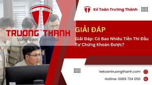 Giải Đáp: Có Bao Nhiêu Tiền Thì Đầu Tư Chứng Khoán Được?