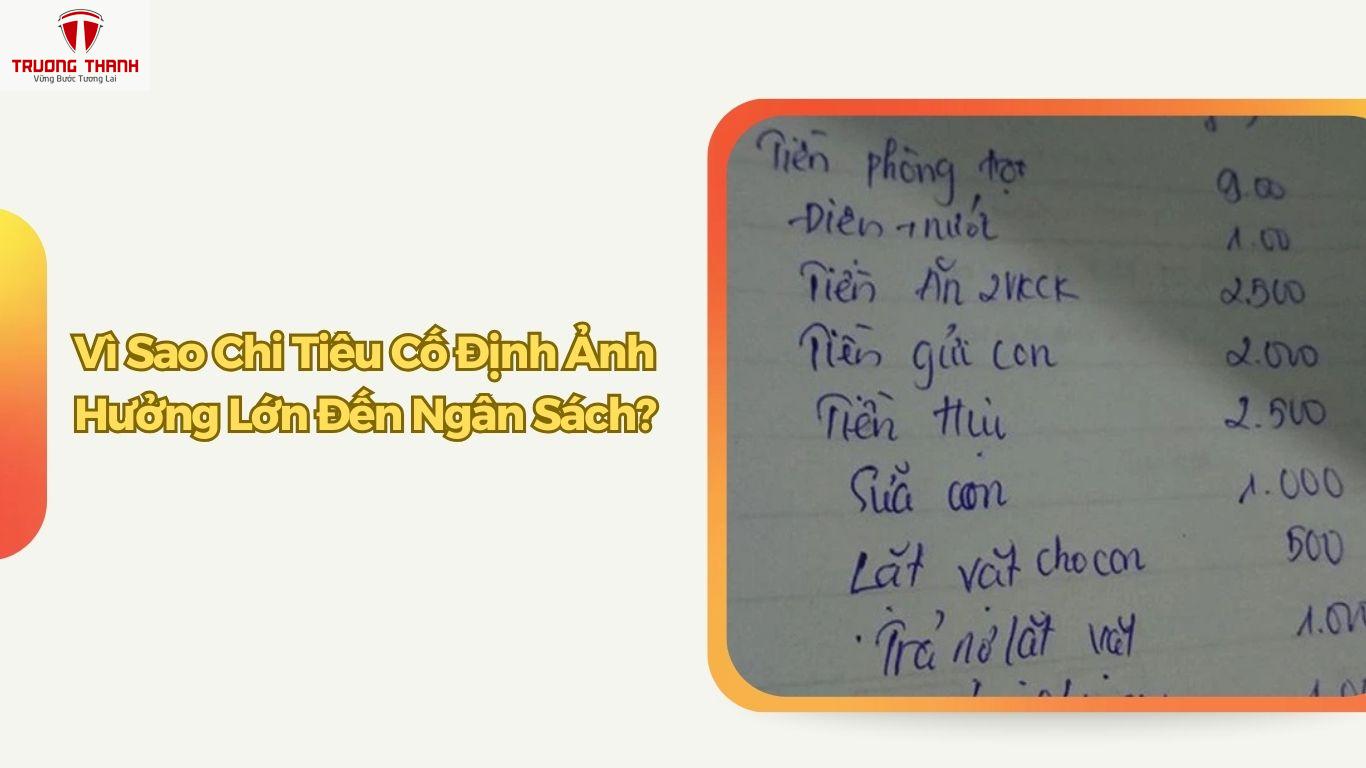Chi Tiêu Cố Định Là Gì? Hiểu Đúng Để Không Cháy Ví Mỗi Tháng