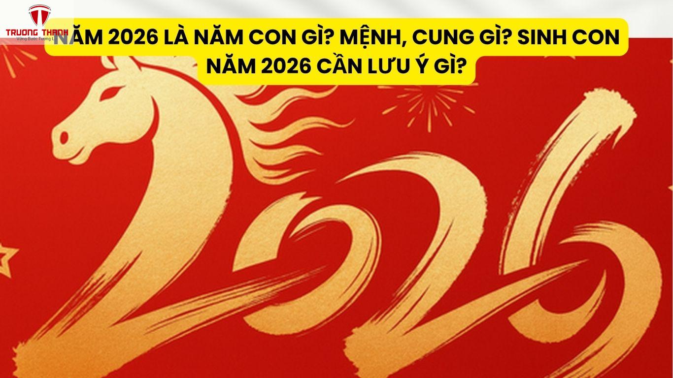 Năm 2026 Là Năm Con Gì? Mệnh, Cung Gì? Sinh Con Năm 2026 Cần Lưu Ý Gì?