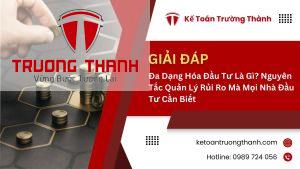Đa Dạng Hóa Đầu Tư Là Gì? Nguyên Tắc Quản Lý Rủi Ro Mà Mọi Nhà Đầu Tư Cần Biết
