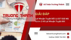 Lợi Nhuận Tuyệt Đối Là Gì? Giải Mã Từ A–Z Về Lợi Nhuận Tuyệt Đối