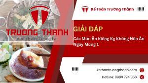 Các Món Ăn Kiêng Kỵ Không Nên Ăn Ngày Mùng 1