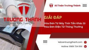 Hóa Đơn Từ Máy Tính Tiền Khác Gì Hóa Đơn Điện Tử Thông Thường