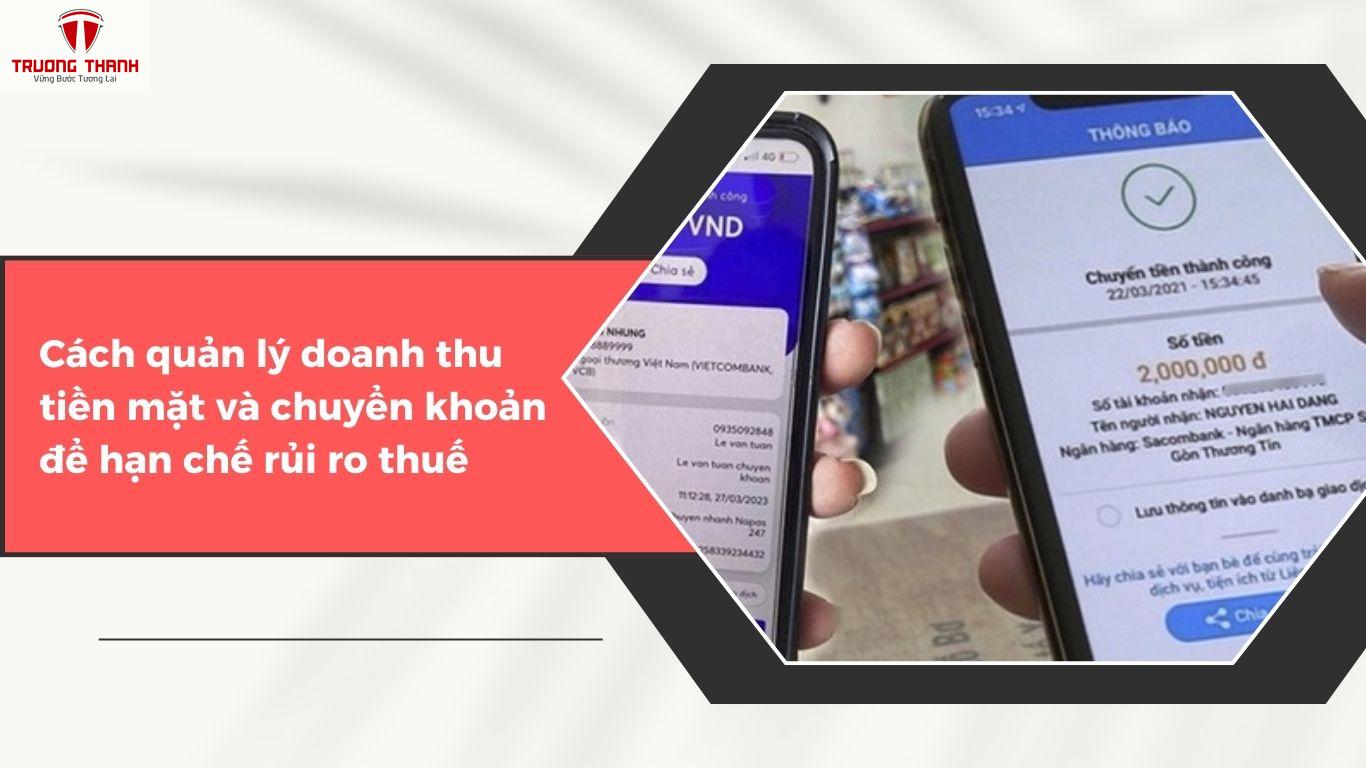 Doanh Thu Tiền Mặt Và Doanh Thu Chuyển Khoản Khác Nhau Thế Nào Khi Tính Thuế